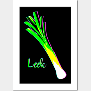 Veggies Identity Leek Posters and Art